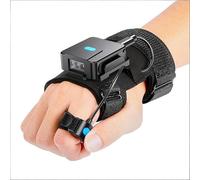 Bluetooth Barcode Scanner, Wearable Reader with Multiple Scanning Modes, Fast Recognition in 0.1s, Ultra-long Battery Life for Hands-free Use