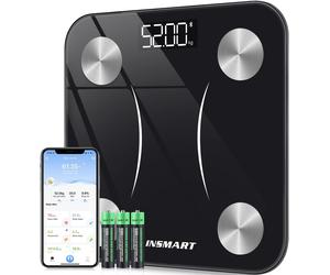 Bluetooth Body Fat Scales, INSMART Smart Digital Bathroom Weight Weighing Scale