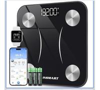 Bluetooth Body Fat Scales, INSMART Smart Digital Bathroom Weight Weighing Scales for Body Composition Analyzer with Smart APP, Body Composition F