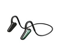 Bluetooth Bone Conduction Headphones Wireless Stereo Noise Cancelling Built In Microphone Sports Suitable For Running Cycling Yoga Hiking Driving Travel in Ear Earbuds (Green, One Size)