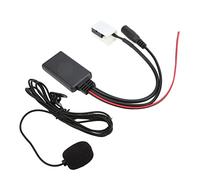 Bluetooth Car Adapter, ABS Bluetooth Aux Adapter for Car Car Aux Bluetooth Adapter Easy Installation for RCD300 RCD310 RNS300 RNS310 RCD510 (with Microphone)