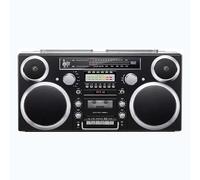 Bluetooth CD Player with AM/FM Radio, USB/SD Conversion, Aux In, and Headphone Jack - Retro Design for Music Lovers
