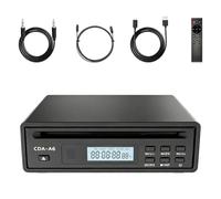 Bluetooth CD Ripper Player, Portable USB Disc Player with Remote, HiFi Digital Optical Output, Compact CD to USB Ripping Player for Home or Vehicle Audio