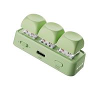 Bluetooth-compatible Small Keyboard Wireless Remote Control Page Turner Fashion Keyboard Mini Page Turner for Tablet Novels Photos Videos