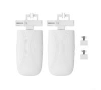 Bluetooth-Compatible Smart Curtain Opener, 3-in-1 Motor for Roman Rod T/U-Rail, 4000mAh Rechargeable Quiet Automatic Controller(2pcs)