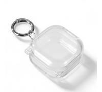 Bluetooth Earbud Case for Samsung Galaxy Buds 4/Buds 4 Pro, Premium Bluetooth Earphone Cover with Carabiner Earbud Protective Accessories for Women & Men (Transparent)