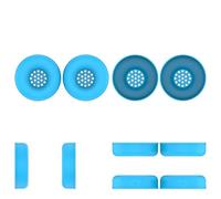 Bluetooth Earphone Ear Cup Silicone Protective Cover,For TONIES Toniebox2 Headphones Protective Case Solid Color Dust Cover (Blue)