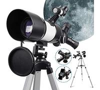 Bluetooth Earphone Telescope for Astronomy for Kids & Children & Adults Beginners See The Moon & Planets Fully-Coated Gl