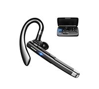 Bluetooth Earpiece for Cell Phones, Bluetooth V5.1 Headset with Charging Case, Waterproof Hands-Free Earphones Wireless Headphone, for Business/Office/Driving Compatible with Android/iPhone