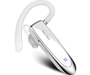 Bluetooth Earpiece Handsfree Earphone New Bee 24 Hrs Phone Call Bluetooth Headset Clear Voice Capture Technology Business In Ear Earbuds With Headset Case for iPhone Series Android Cell Phones Laptop