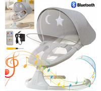 Bluetooth Electric Baby Swing Infant Cradle Bouncer Rocker Chair Music & Remote