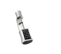Bluetooth Electronic Door Lock with Remote Control, Keyless Cylinder Lock, Compatible with TT Lock App, Keyboard Password, Secure Access for Home and Office