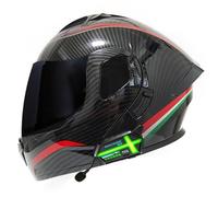 Bluetooth Flip-Up Motorbike Helmet ECEDOT Approved Modular Full Face Motorcycle Helmets with Double Visor Lightweight Modular Helmet Touring Flip Up Front Crash Helmets L,XL:61-62CM