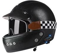 Bluetooth Full Face Flip Up Motorcycle Modular Helmet Integrated Motorbike Dual Visor for Adults Men Women Moped Street Racing DOT/ECE Approved 2,XXL(63-64cm)