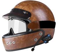 Bluetooth Full Face Flip Up Motorcycle Modular Helmet Integrated Motorbike Dual Visor for Adults Men Women Moped Street Racing DOT/ECE Approved 9,XL(61-62cm)
