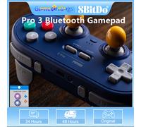 Bluetooth Gamepad 8BitDo Pro with Charging dock 2.4G adapter for Switch/Windows 10 Android /SteamOS /for iOS Controller Gray