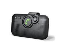 Bluetooth Hands-Free Car Kit | HD Microphone & 3W Speaker for Sun Visor Siri & Google Assistant Auto Power On Dual Mobile Phone Connection for iOS & Android