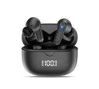 Bluetooth Headphones, 2025 In-Ear Headphones Wireless Bluetooth 5.3 with 4 Microphones, ENC Noise Reduction Wireless Headphones, IPX7 Waterproof, 36 Hours Playtime, HiFi Stereo, LED Display, USB-C
