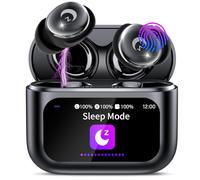 Bluetooth Headphones, Mini 48 Hours Sleep Headphones Bluetooth 5.4 with Touch Screen, 2026 In-Ear Headphones Wireless with ENC Noise Cancelling, IPX7 Earphones, Immersive Deep Bass Earbuds with 5 EQ