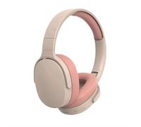 Bluetooth Headphones Over Ear, 6 Hours Playtime Head Mounted Comfort Heavy Bass Earphones, Hd Sound Noise Cancelling Headset, Clear Call Quality & Type-c Port, for Travel Work Pc Cellphone (Orange)