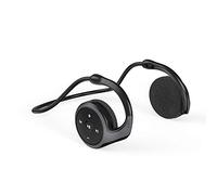 Bluetooth Headphones Wrap Around Head - Sports Wireless Headset with Built in Microphone and Crystal-Clear Sound, Foldable and Carried in The Purse, and 12-Hour Battery Life (Black)