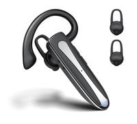 Bluetooth Headset V5.2, Wireless Headset with Microphone, Driving Headset of 24-Hour Standby Time, Bluetooth Earpiece for Work, Driving, Business, Compatible with iSO and Android Phones, YYK-530