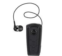 Bluetooth Headset, Wireless Sports Bluetooth 4.1 Headset Retractable Handsfree Earpiece Single with Mic Noise Cancelling 5H Talk Time In-ear Earphone for Driver, Trucker, Bike, Sports, etc.(Black)