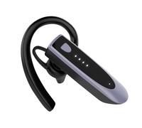 Bluetooth Headsets V5.4 with Mic Handsfree Bluetooth Earpiece with 20Hrs Talking Time Two Device Connection, 180Hrs Standby Wireless Headset Business/Office/Driving, Headphones for iOS Android, Purple
