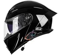 Bluetooth Intercom Modular Motorcycle Helmet ECER 22.06 Approved Flip Up Front Motorbike Helmets Dual Pinlock Anti-fog Visors Full Face Helmet Lightweight for Men Women M~XXL