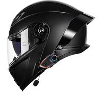 Bluetooth Intercom Modular Motorcycle Helmet ECER 22.06 Approved Flip Up Front Motorbike Helmets Dual Pinlock Anti-fog Visors Full Face Helmet Lightweight for Men Women M~XXL