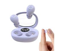 Bluetooth Invisible Earbuds for Small Ear Canals Wireless Mini Hidden Earphones In Ear Soft Small Headphones ENC Noise Cancelling Ultra-Compact Discreet Fit Earbuds for iPhone Android Work Commuting