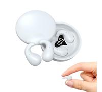 Bluetooth Invisible Sleep Small Earbuds for Side Sleeping Wireless Flat Mini Headphones Noise Masking Hidden Discreet Earphones Comfortable Lightweight Ear Buds for Men Women Work Sports Sleepers