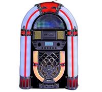 Bluetooth Jukebox USB CD Player LED SD MP3 Tabletop Desk Top Retro Music System