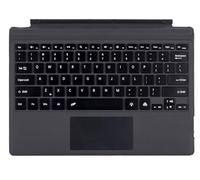 Bluetooth Keyboard for Microsoft Surface Pro 7+ Pro 7 Pro 6 Pro 5 Pro 4 Pro 3 Generation, SIM Signature Keyboard with Trackpad, USB Charging, German (Grey, No Backlight)