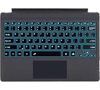 Bluetooth Keyboard for Microsoft Surface Pro 7+ Pro 7 Pro 6 Pro 5 Pro 4 Pro 3 Generation, SIM Signature Keyboard with Trackpad, USB Charging, German (Grey, Backlight)