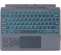 Bluetooth Keyboard for Pro 11/10/9/8/X 13-inch with Multi-Touchpad, Ultra Slim Wireless, Magnetic Detachable, 7-Colour Backlight, Ergonomic Quiet Typing, Palm Rejection, Bluetooth 5.3, Rechargeable
