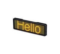 Bluetooth LED Name Tag Upgraded Wireless Bluetooth LED Name Badge Rechargeable Nametag Card with Magnet/Pin for Hotel Restaurant Shop Party Bar Exhibition
