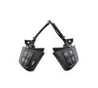 Bluetooth media button For Corolla 2010-2013 Multi-function Steering Wheel Button Orange Light 84250-02230 Car function control(Black)