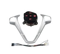 Bluetooth media button For MK7 MK8 EcoSport For Focus For Carnival Multi-function Steering Wheel Button Cruise Control Car function control(Red backlight)