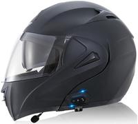 Bluetooth Motorcycle Full Face Helmet Motorbike Moto Helmets for Adults Men Women Racing Street Moped DOT/ECE Approved Rapid Street Helmet Four Seasons New Street Motorcycle Helmet 9,L