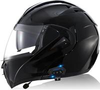 Bluetooth Motorcycle Full Face Helmet Motorbike Moto Helmets for Adults Men Women Racing Street Moped DOT/ECE Approved Rapid Street Helmet Four Seasons New Street Motorcycle Helmet 11,M