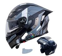 Bluetooth Motorcycle Helmet, Crash Sports Racing Touring ECE Approved Womens Motorbike Helmet, Unisex Adult Cool Rider Equipment