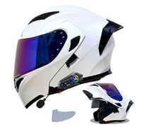 Bluetooth Motorcycle Helmet, Crash Sports Racing Touring ECE Approved Womens Motorbike Helmet, Unisex Adult Cool Rider Equipment