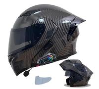 Bluetooth Motorcycle Helmet, Crash Sports Racing Touring ECE Approved Womens Motorbike Helmet, Unisex Adult Cool Rider Equipment