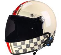 Bluetooth Motorcycle Helmet Full Face Rapid Street Helmet DOT/ECE Approved Unisex Adult Cool Rider Equipment Four Seasons New Street Touring Motorcycle Helmet 10,XXL