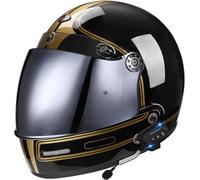 Bluetooth Motorcycle Helmet Full Face Rapid Street Helmet DOT/ECE Approved Unisex Adult Removable Equipment Four Seasons New Street Touring Motorcycle Helmet 1,XXL(63-64cm)