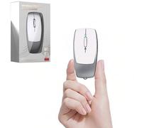 Bluetooth Mouse, Upgrade Mini Wireless Mouse for Inserting a TF Card, 2-in-1 Mouse and TF Card Reader, Quiet Wireless Mouse, Rechargeable, 1600D PI Mice with Lanyard for Laptop, PC, iPad, Mac, Tablets