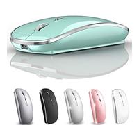 Bluetooth Mouse Wireless Bluetooth Mouse for iPad pro iPad Air Mac MacBook Pro MacBook Air Laptop Chromebook Windows HP DELL (Blue)