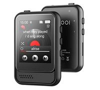 Bluetooth MP3 Player, Portable Music Player with FM Radio, Voice Recorder, Micro SD Slot, Speaker, Headphones Included, Touch Screen, Max 256GB Expandable for Sports