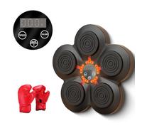 Bluetooth Music Boxing Machine,Wall Mounted Boxing Target with Adult/Children's Boxing Gloves,9 Speed Modes Jump Striking mode,LED Display for Home Gym